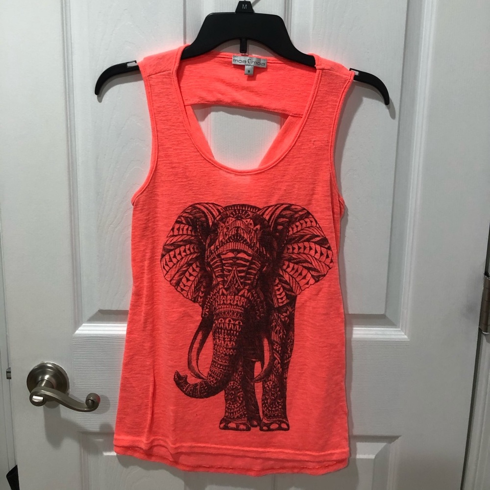 2 coral tank tops